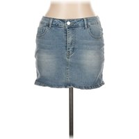 Denim Skirt: Blue Bottoms