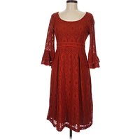 Long Elegant Legs Casual Dress: Red Dresses - Used - Size Tall