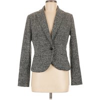 Amanda + Chelsea Blazer Jacket: Gray Tweed Pattern Jackets & Outerwear