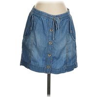 Cloth & Stone Denim Skirt: Blue Bottoms - Size X