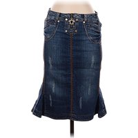 Just Cavalli Denim Skirt: Blue Bottoms - Size