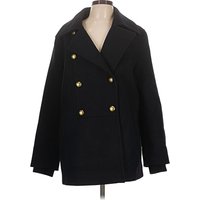 Banana Republic Factory Store Wool Coat: Black Jackets & Outerwear