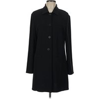 Donna Gray Coat: Black Jackets & Outerwear - Size