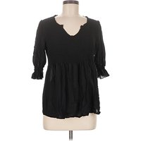 Vintage X America Sleeve Blouse: Black Tops