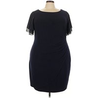 Jessica Howard Cocktail Dress: Black Dresses - Used - Size