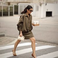 Women's Clothing Fashion Bomber Jacket With Batwing Sleeves - Stylish Zip-Up Casual Top For Spring Multiple Colors & Sizes​​