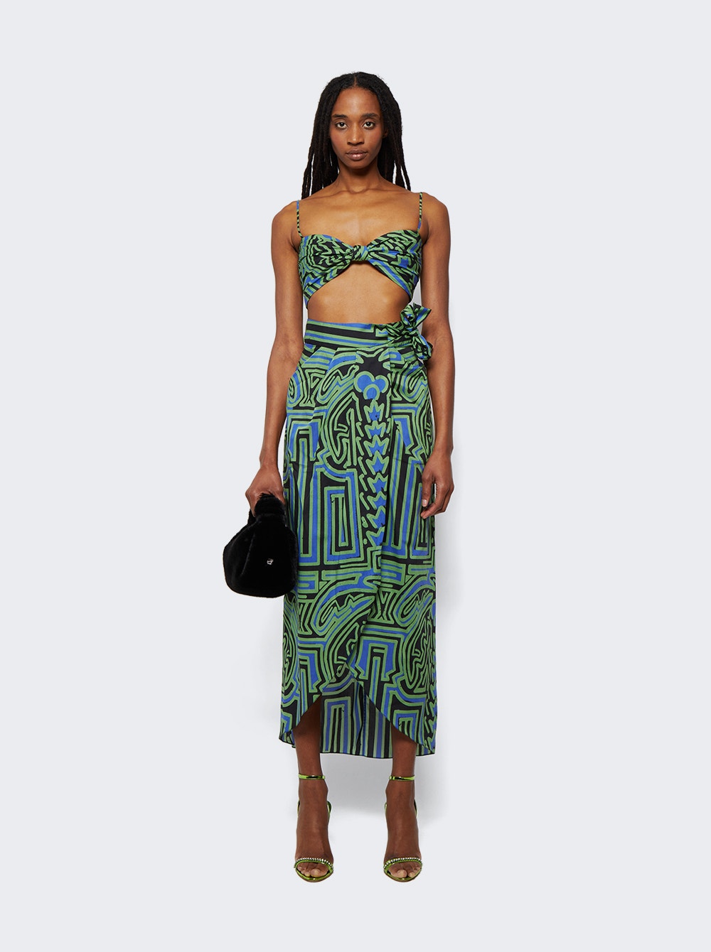 Dialecto Tropical Wrap Skirt