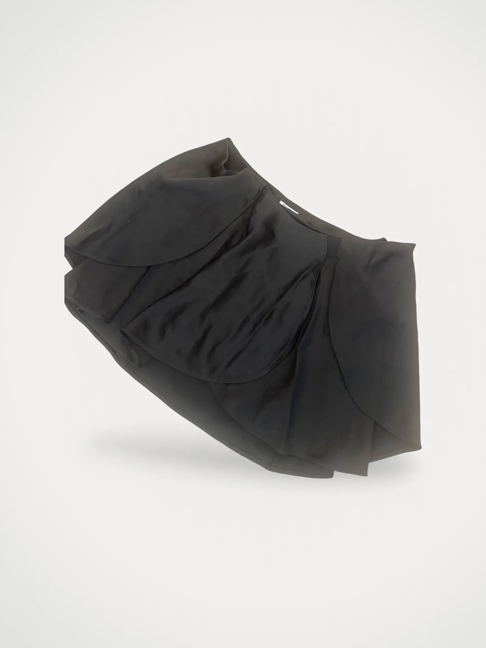 Filippa K Pocket Satin Wrap Skirt Skirt in Black, Women's (Size 26)