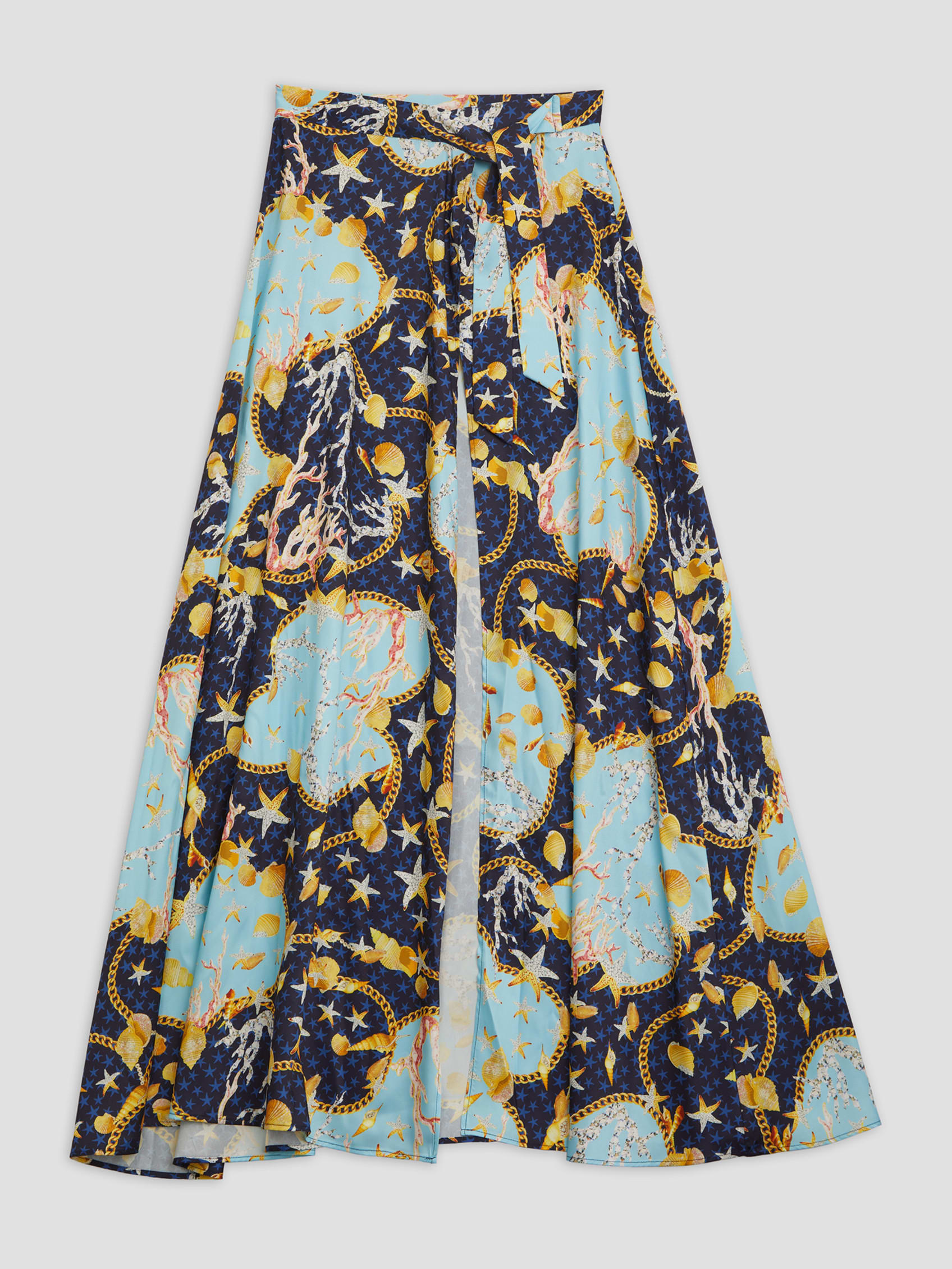 GUESS Eco Printed Maxi Wrap Skirt