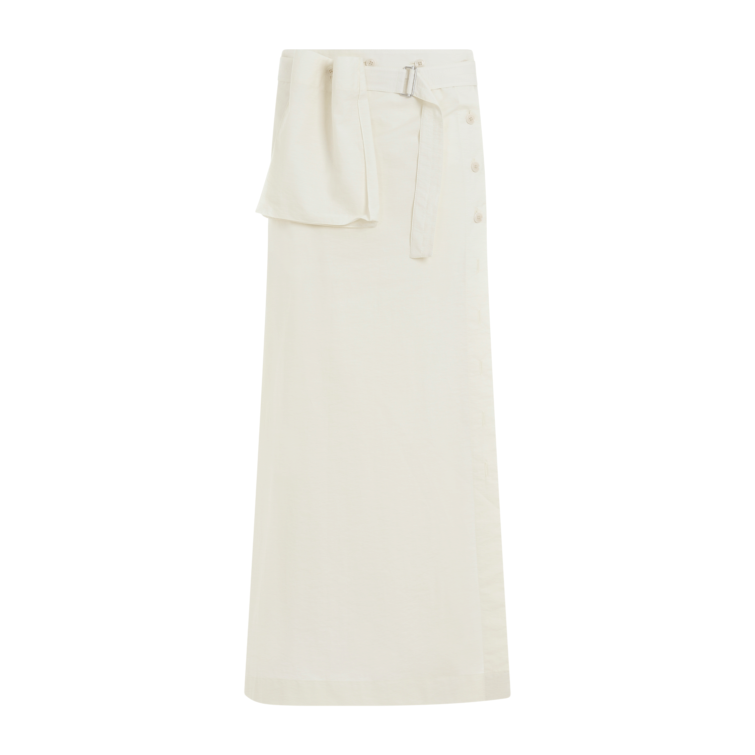 Lemaire Long Wrap Skirt in Nude/Neutrals, Women's (Size 28)