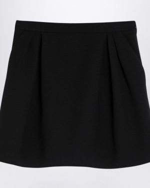 Mini Wrap Skirt In Pied De Poule