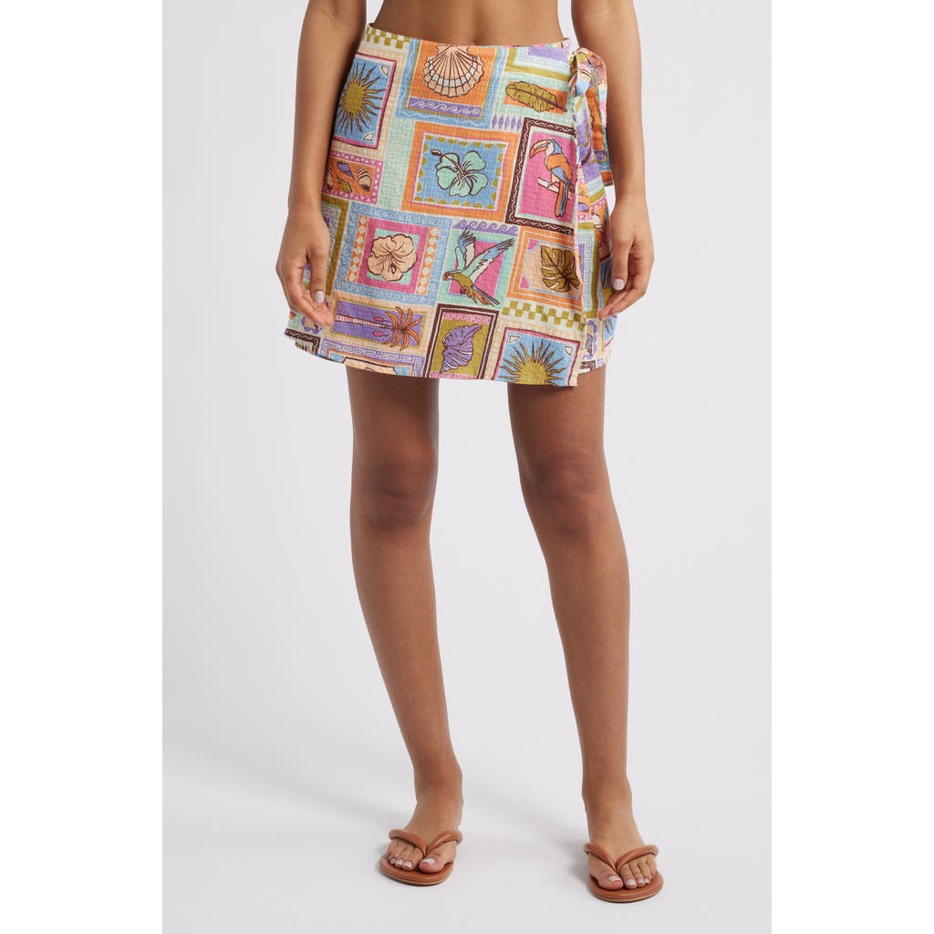 Rip Curl Beach Party Wrap Skirt in Multico at Nordstrom, Size X-Small