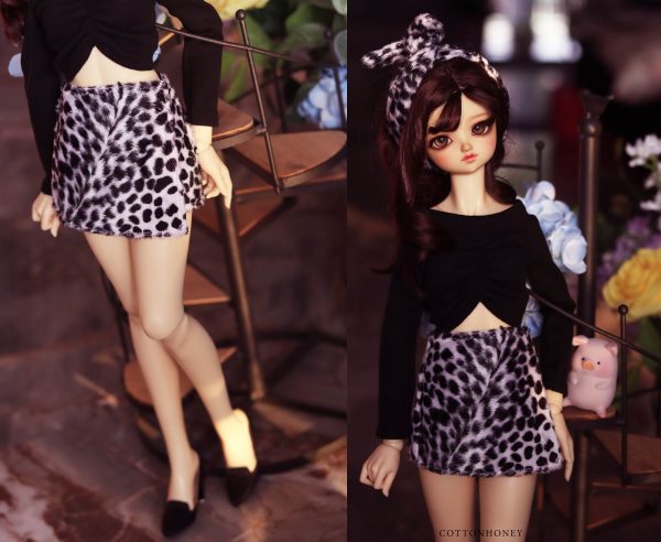 Sd, Dd Mini Wrap Skirt | Leopard