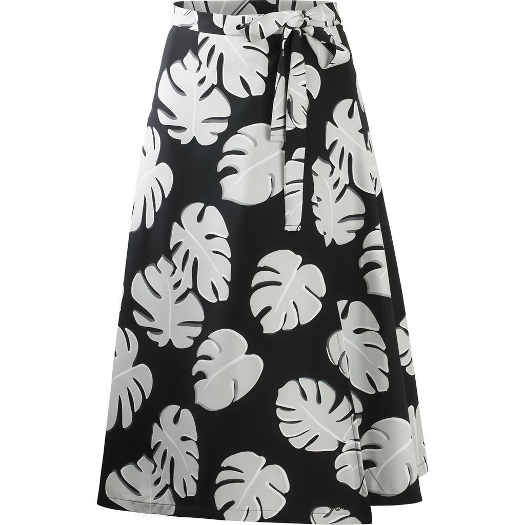 UV Skinz Wrap Skirt in Black Flora at Nordstrom, Size X-Small