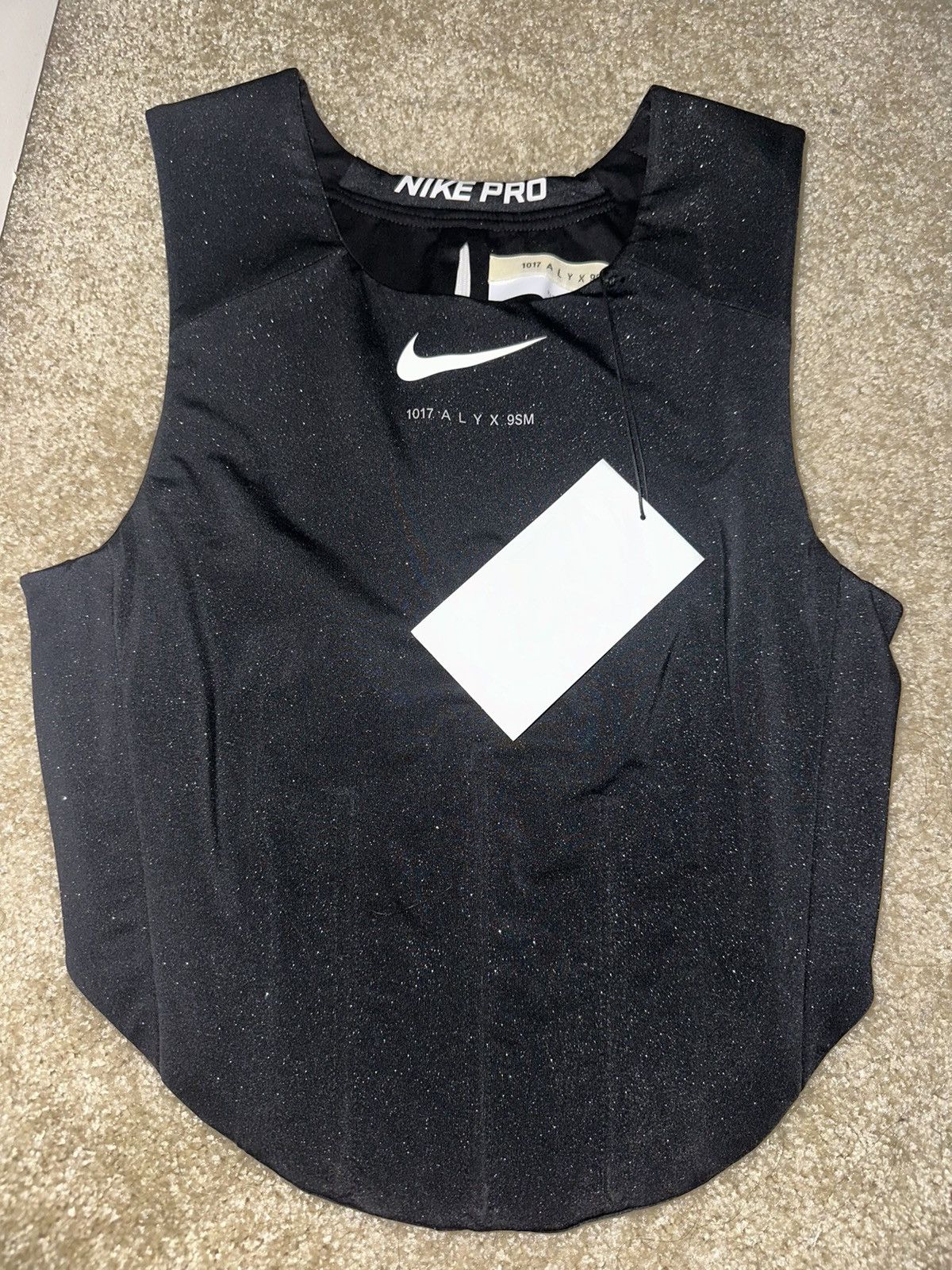 1017 Alyx 9Sm x Nike Alyx Corset Top in Black, Women's (Size Medium)