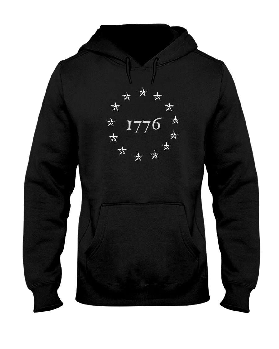 13 Star Betsy Ross Flag Sweatshirt 1776 Hoodie, Thirteen Hoodie