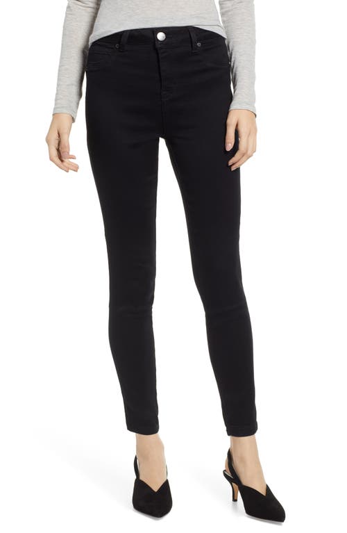 1822 Denim Butter High Waist Jeggings in Black at Nordstrom, Size 24