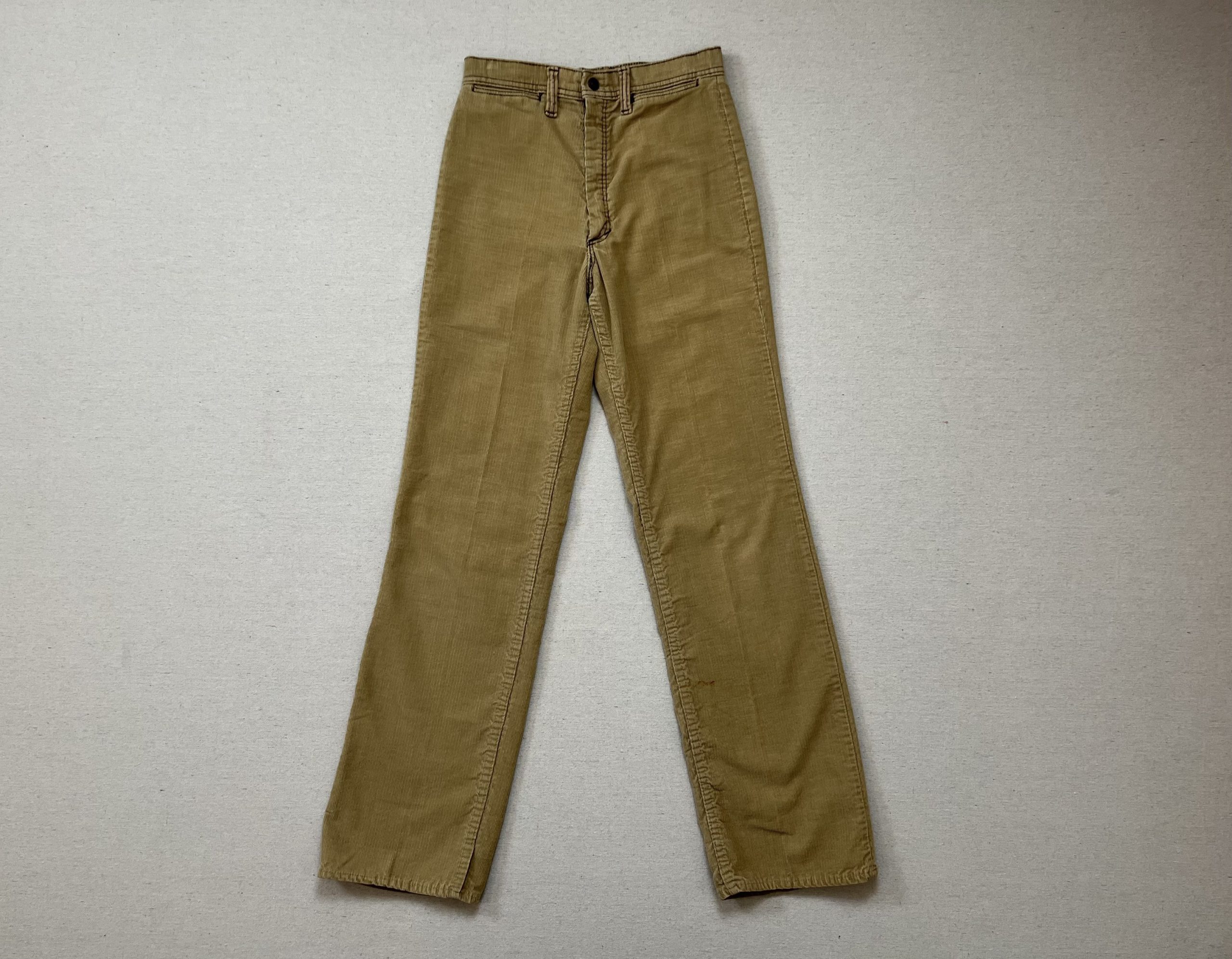 1970's, Bootcut, Corduroy Pants in Beige