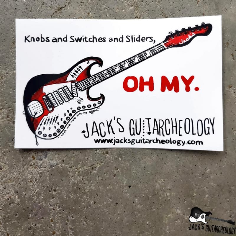 2021 Jack's Guitarcheology "Knobs and Switches and Sliders, OH...