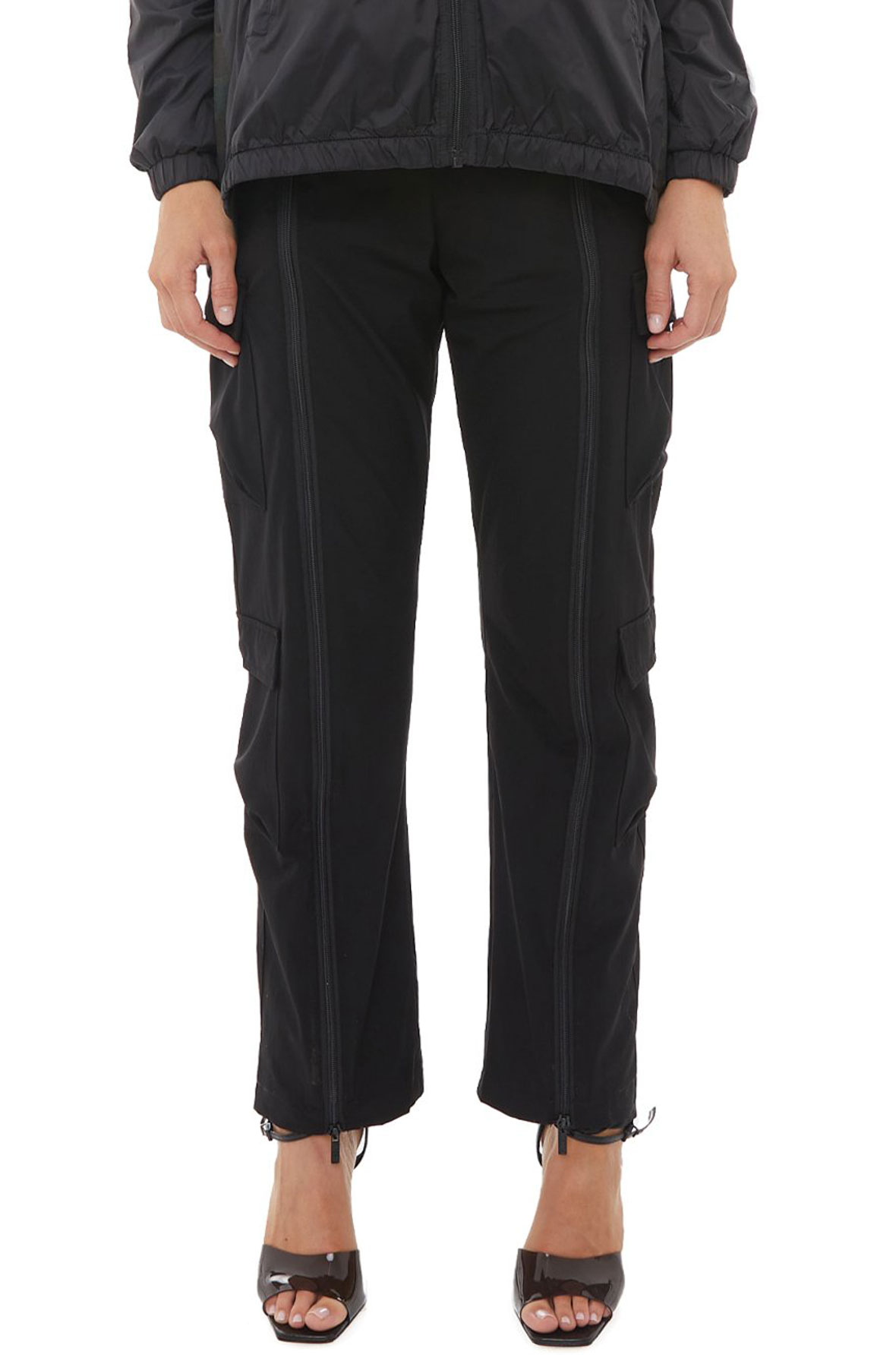 222 Banda Deslo Cargo Trousers Black/Yellow Fluo