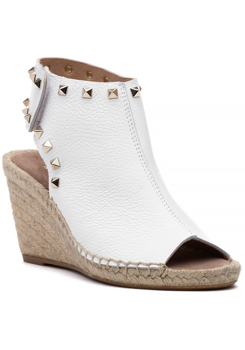 275 Central Quachas Espadrille Wedge White - White 41 Medium