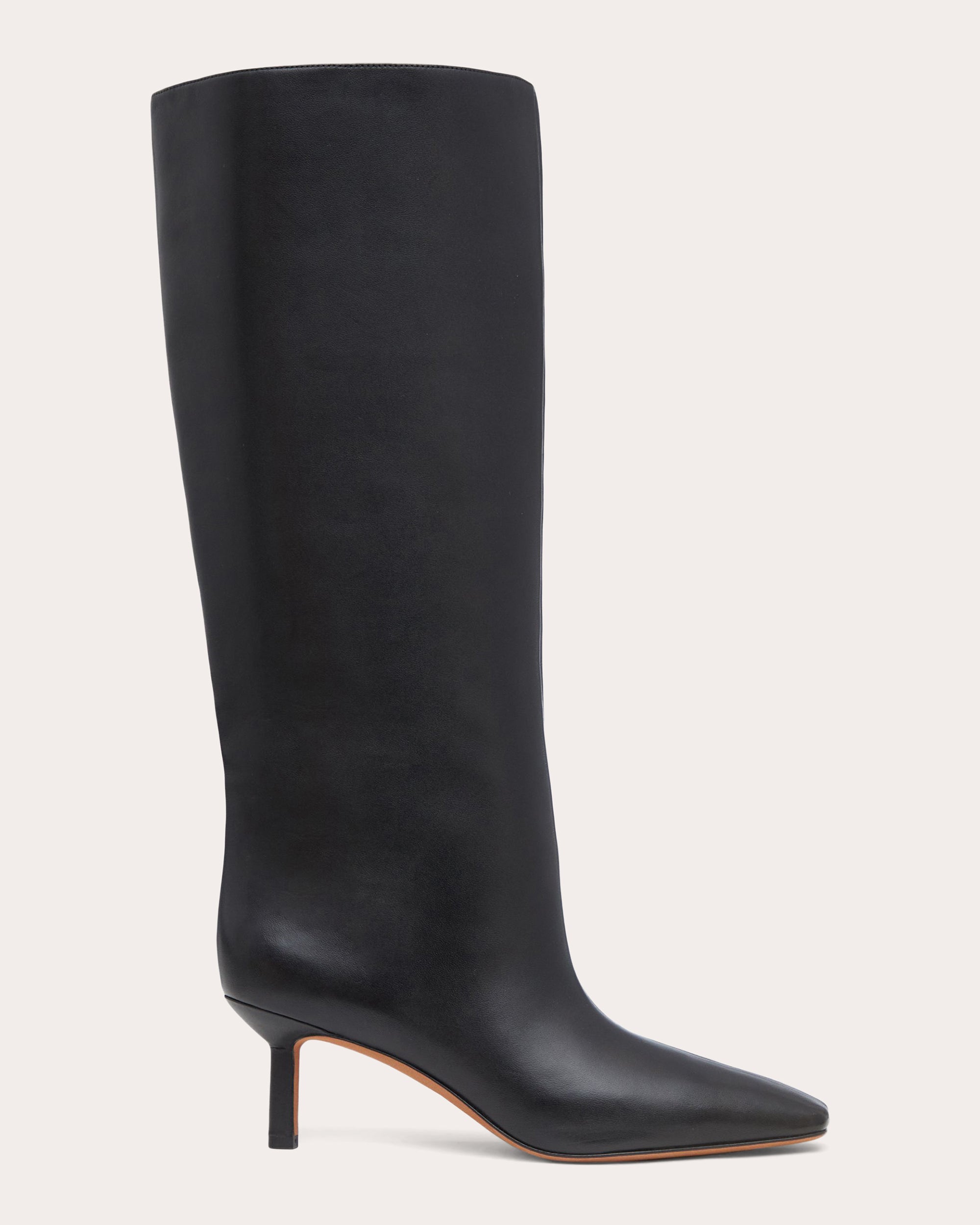 3.1 Phillip Lim Women's Nell Leather Knee-High Boot in Black