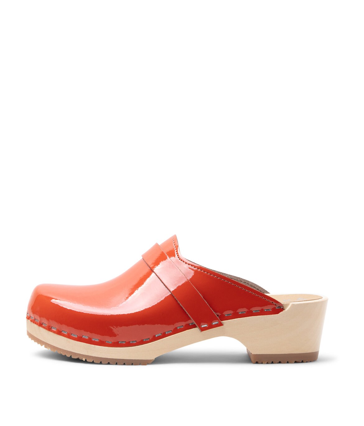 40% Off Verka Zero Waste | Swedish Wooden Clogs For Women Ledig Low Heel Shoes Leather Fire