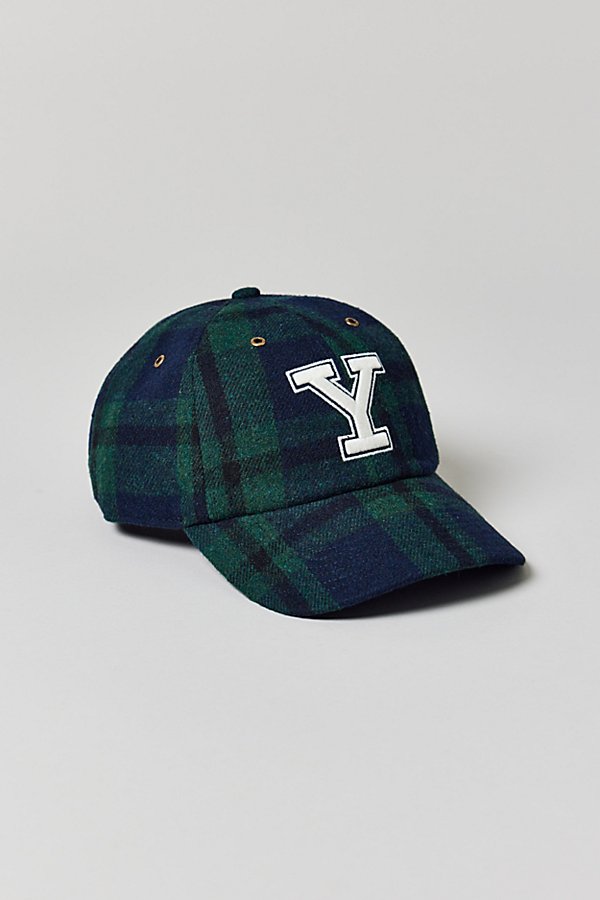 '47 Brand Yale Bulldogs Plaid Baseball Hat in Blue/Green, Women's at Urban Outfitters