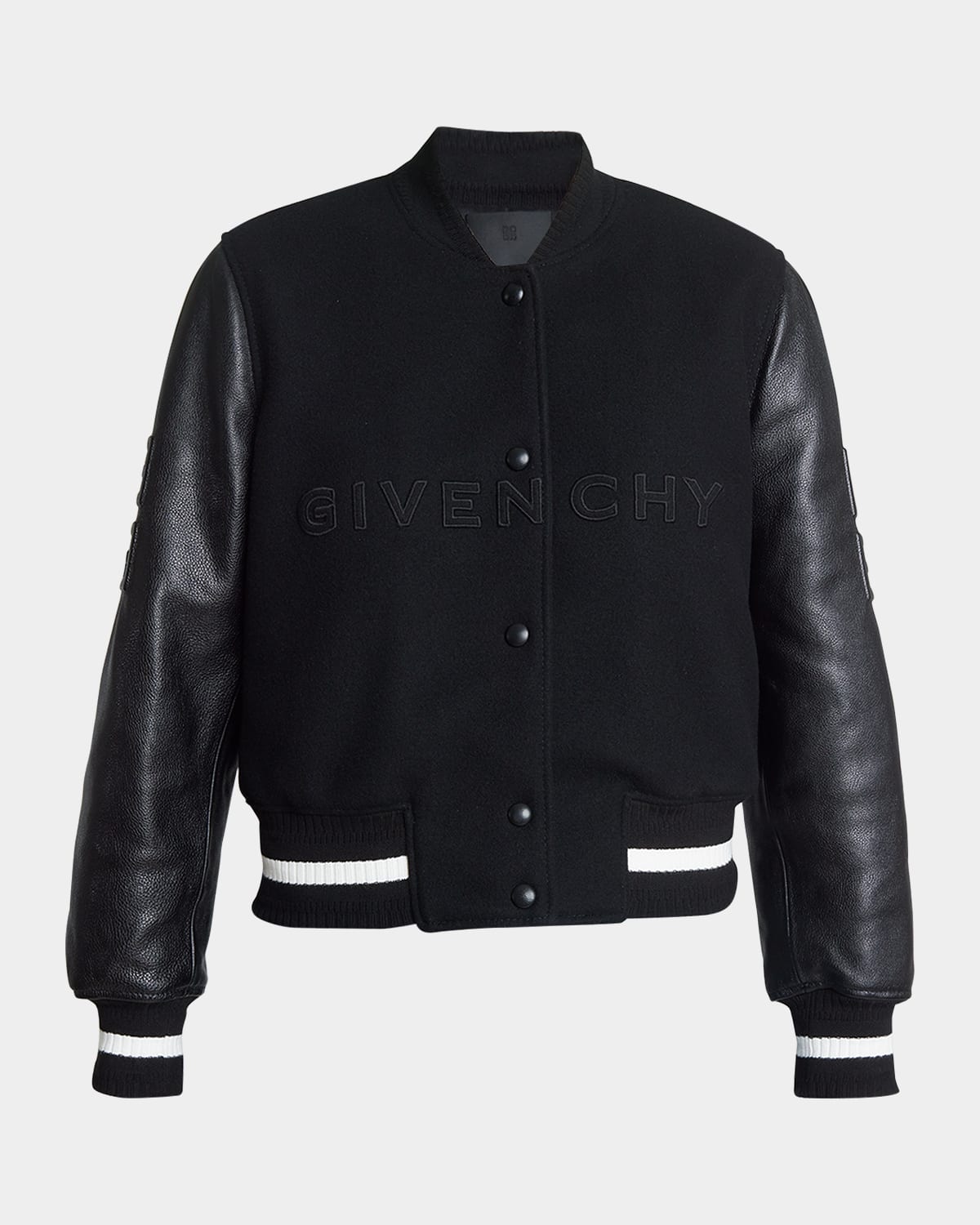 4G Logo Regular Fit Varsity Jacket