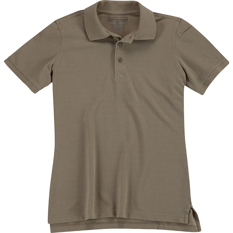 5.11 Tactical Women's Utility Polo Shirt Beige/Khaki, Medium - Women's Outdoor Short-Sleeve Tops at Academy Sports