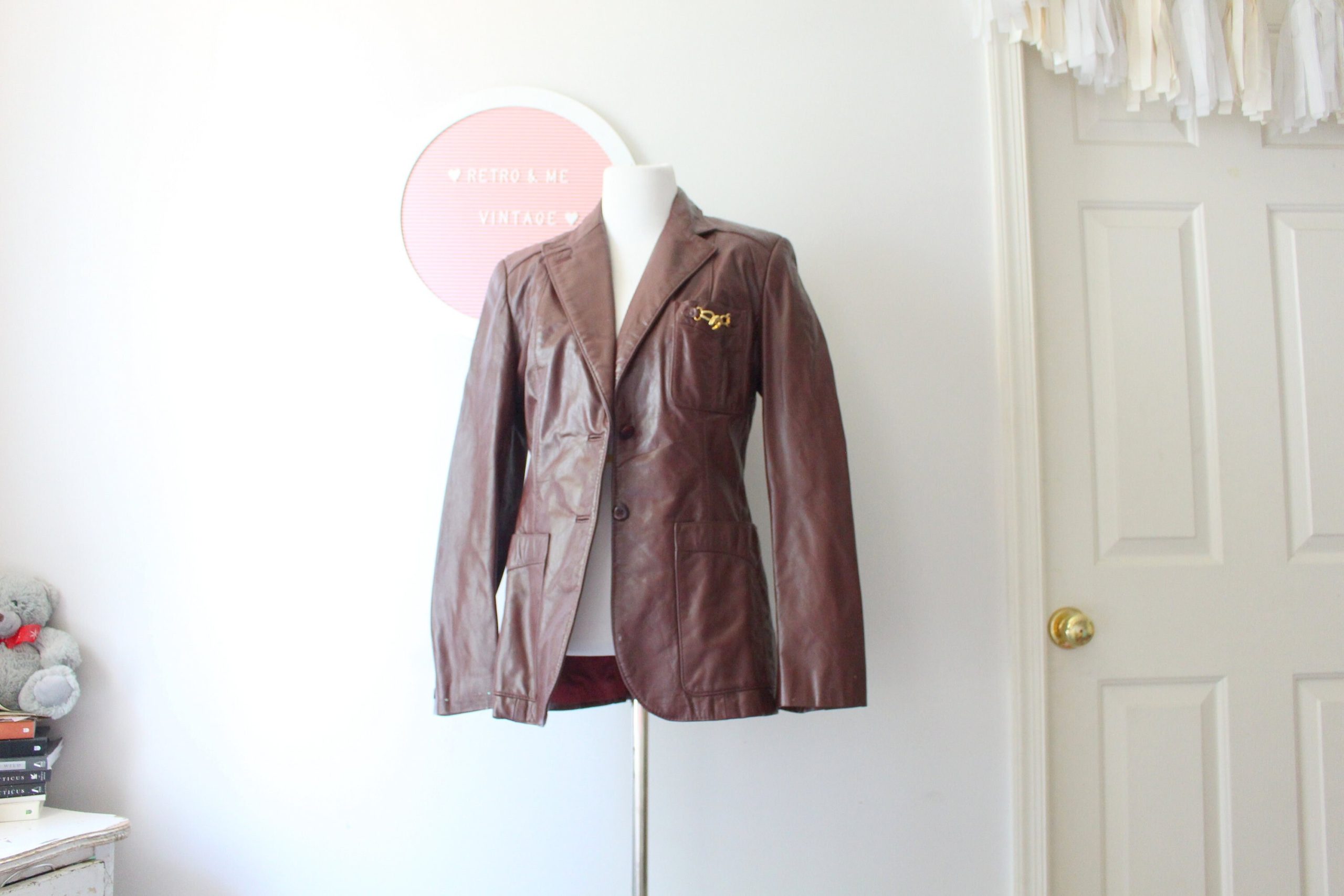 70S Aigner Leather Jacket..small. Medium. Retro. Designer Vintage. 1970S. 1980S. Rad. Womens. Short Jacket. Red Leather. Cranberry. Burgundy