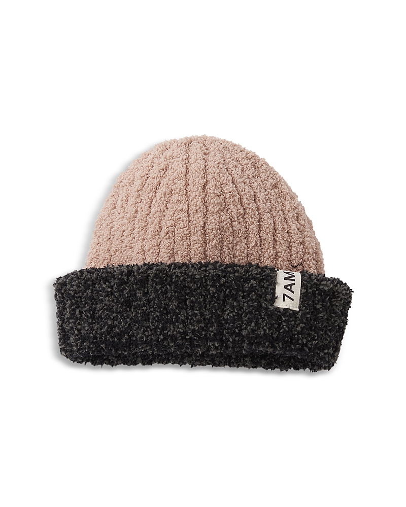 7AM Enfant Unisex 2 Tone Ribbed Beanie - Baby