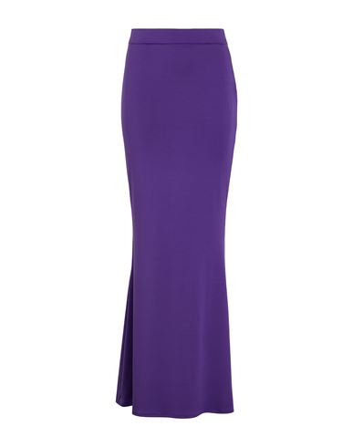 8 By Yoox Jersey High-waist Mermaid Maxi Skirt Woman Maxi skirt Purple Size XS Recycled polyester, Elastane