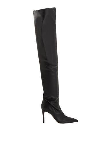 8 By Yoox Over-the-knee Boots Woman Boot Black Size 5 Textile fibers