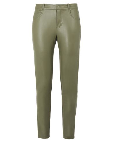 8 By Yoox Woman Pants Military green Size XS Polyester, Elastane, Polyurethane coated