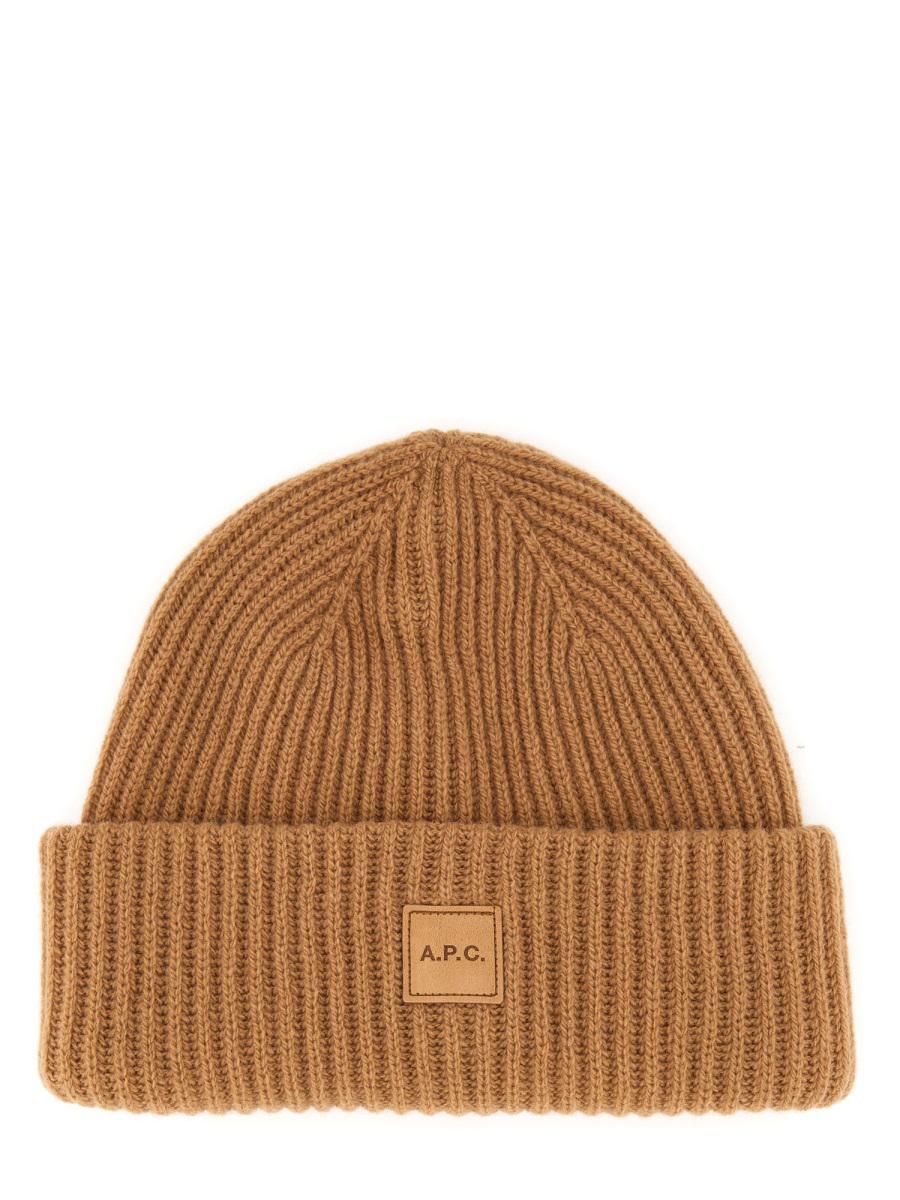 A. P.C. Beanie Hat With Logo