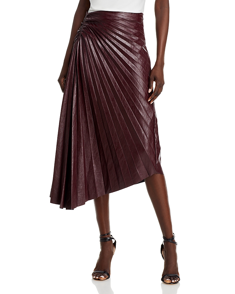 A. l.c. Tracy Asymmetrical Pleated Skirt