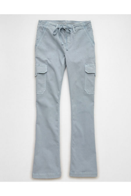 AE Stretch Classic Bootcut Cargo Pant Women's Blue Mist 2 Regular