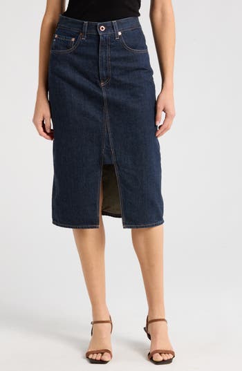 AG Haruko Denim A-Line Skirt in Interstellar at Nordstrom Rack, Size 25