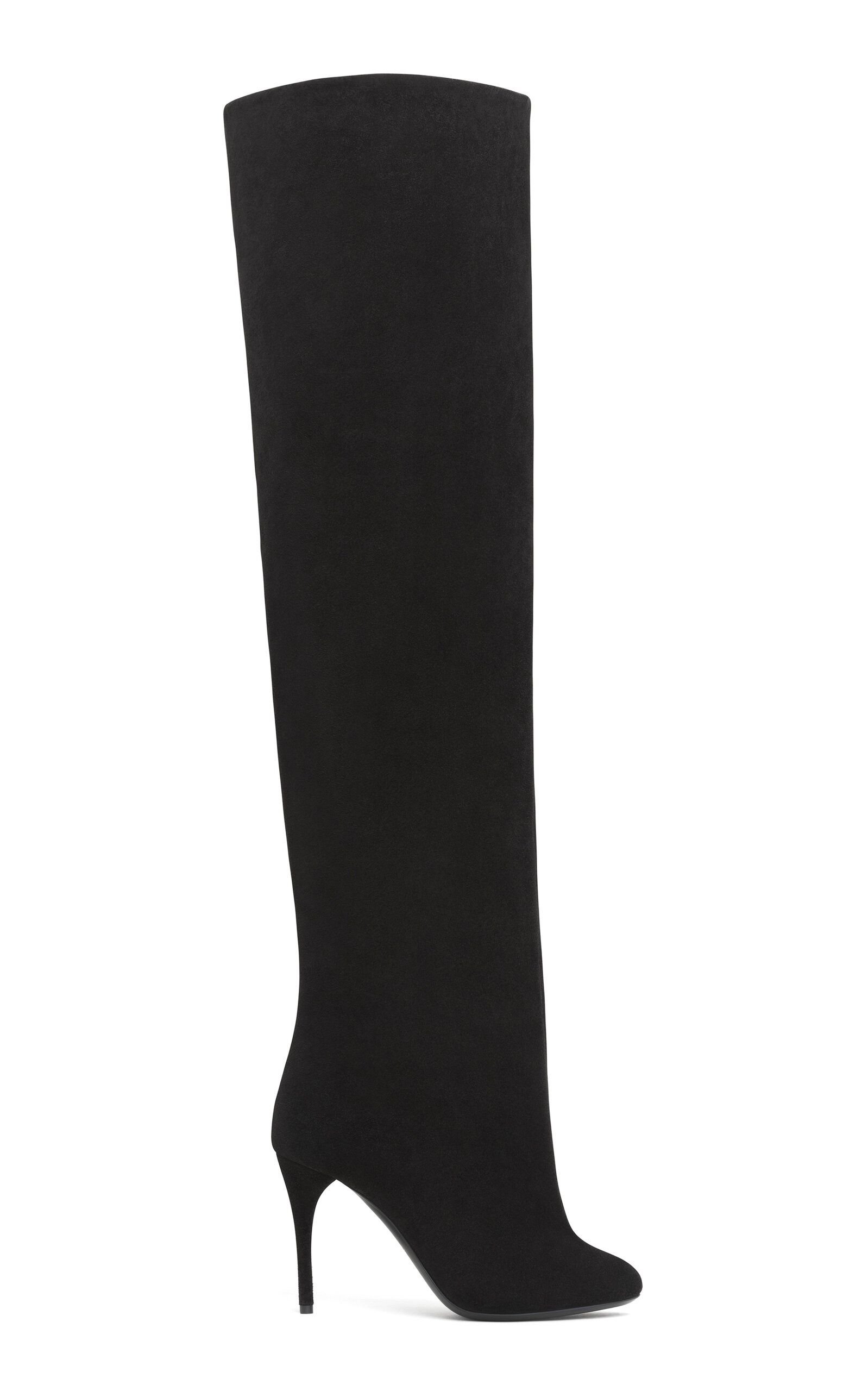 ALAA - Suede Over-The-Knee Boots - Black - IT 36 - Moda Operandi