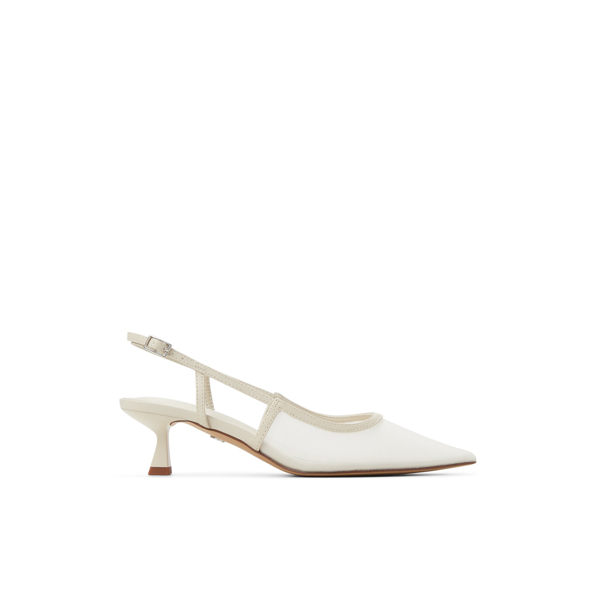 ALDO Maxina - Women's Kitten Heel - White, Size 6