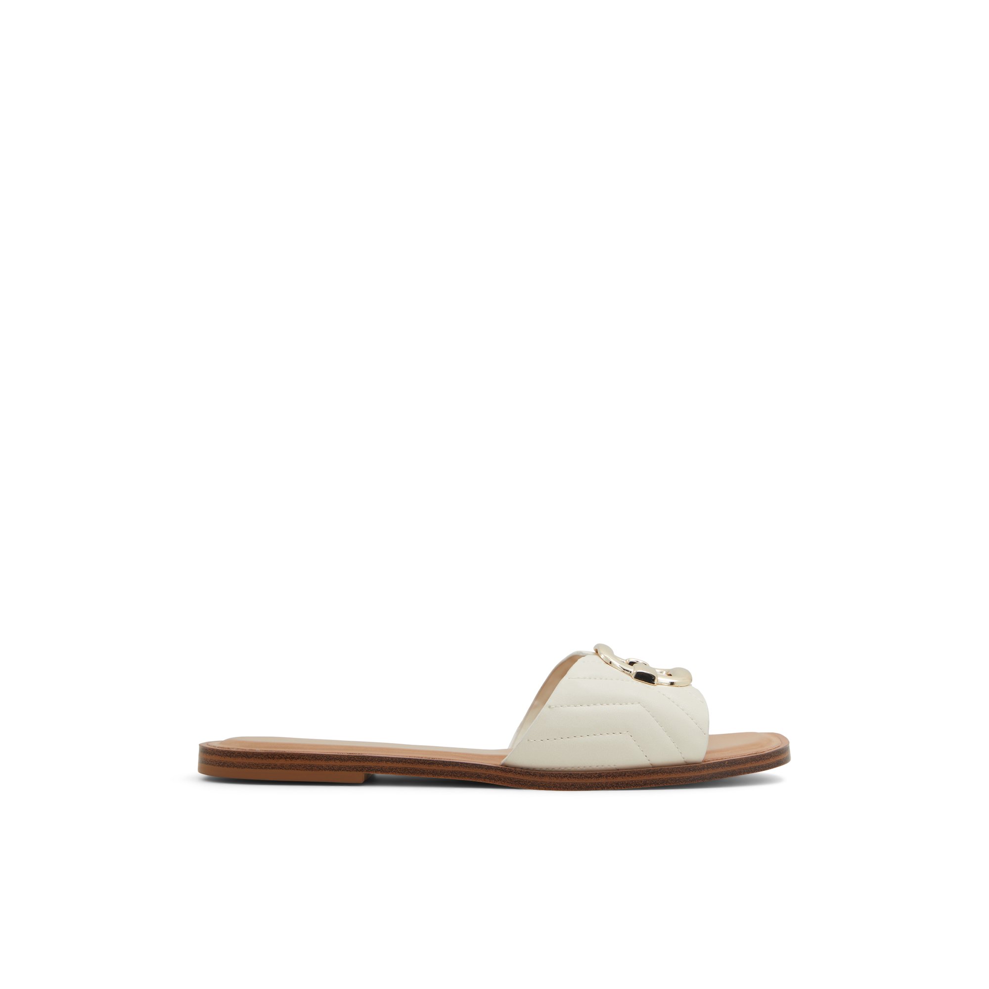 ALDO Qelajar - Women's Flat Sandals - White, Size 6