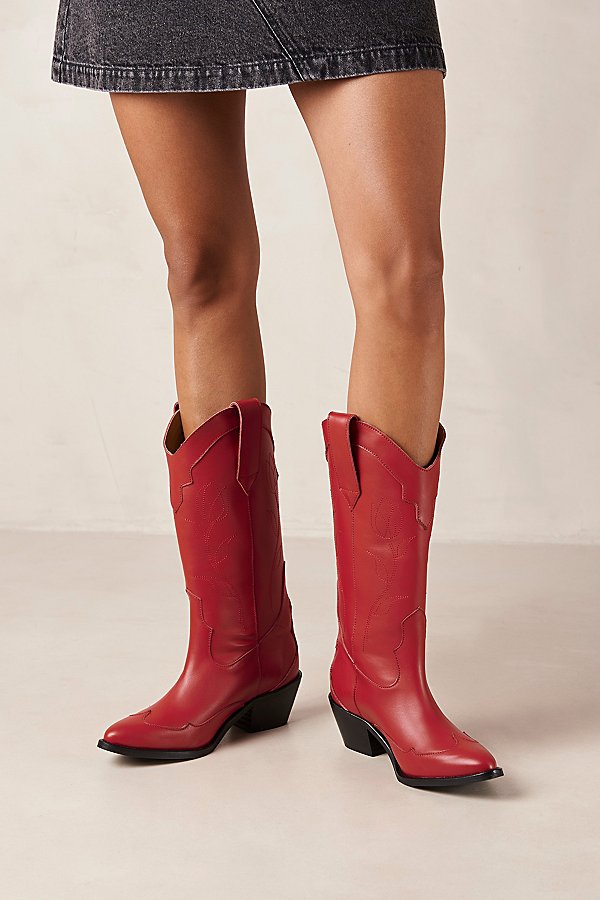 ALOHAS Liberty Cowboy Boot in Red, Women's at Urban Outfitters