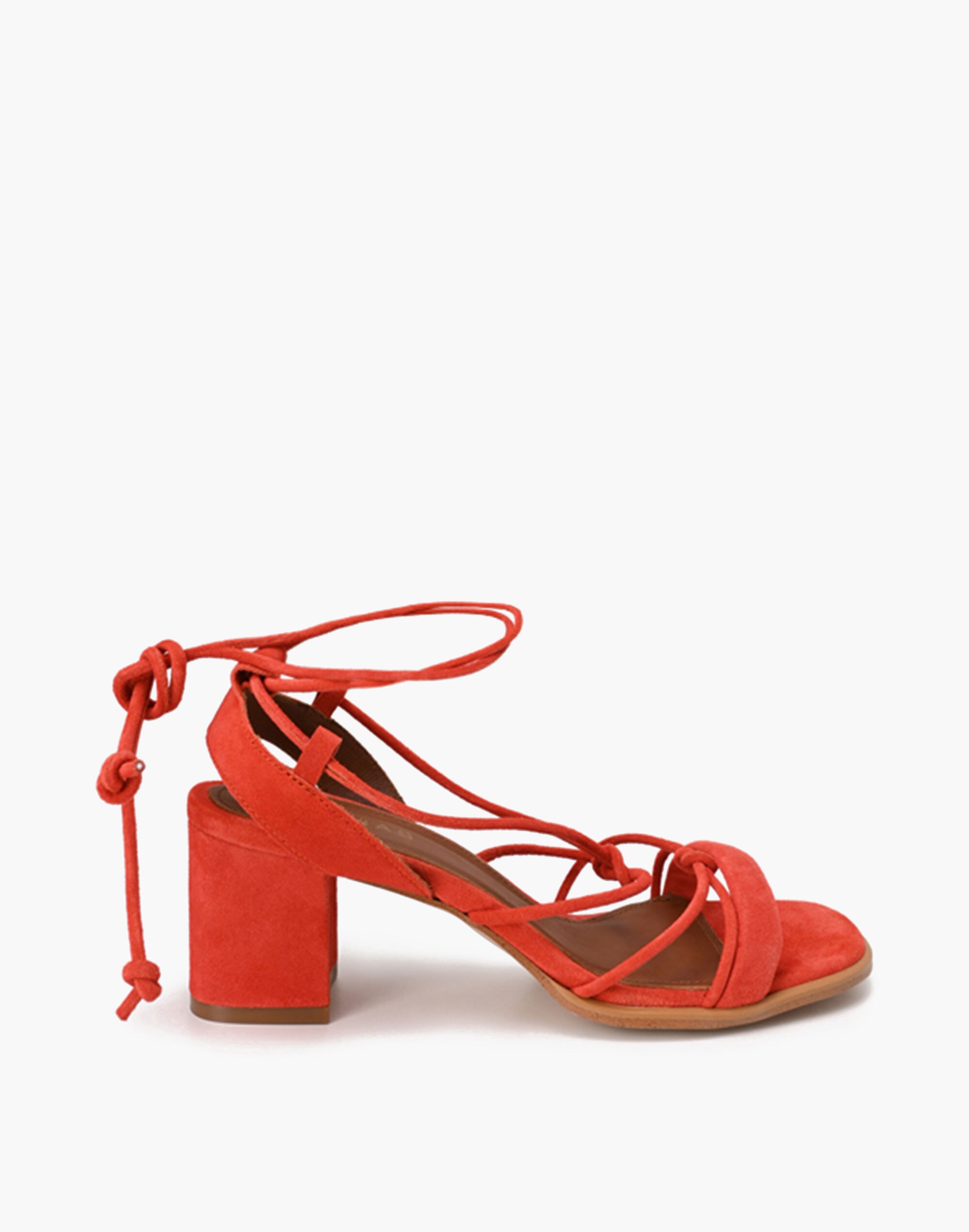 ALOHAS Suede Sophie Lace-Up Sandals