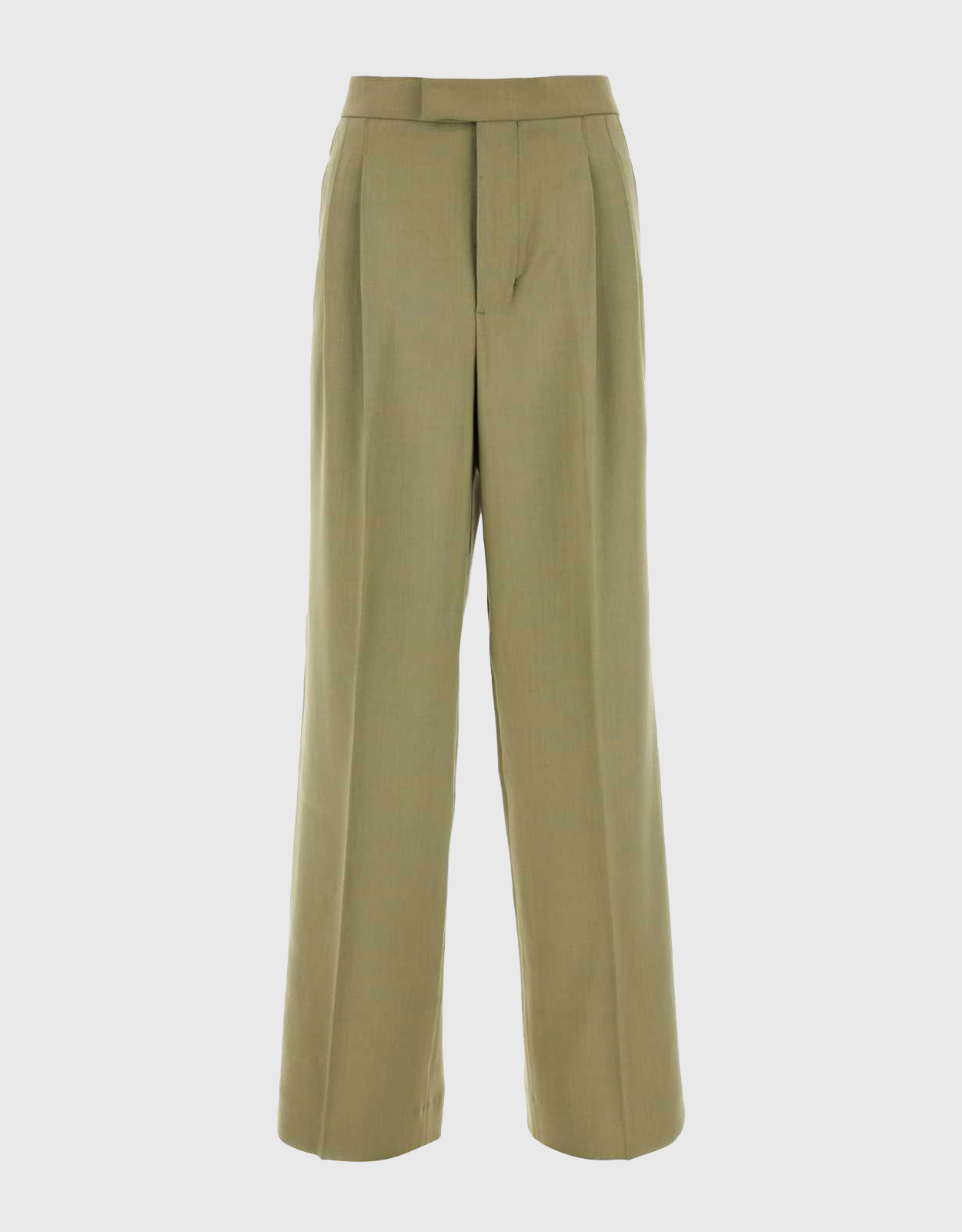 AMI PARIS High Waisted Straight-Leg Pants - 34