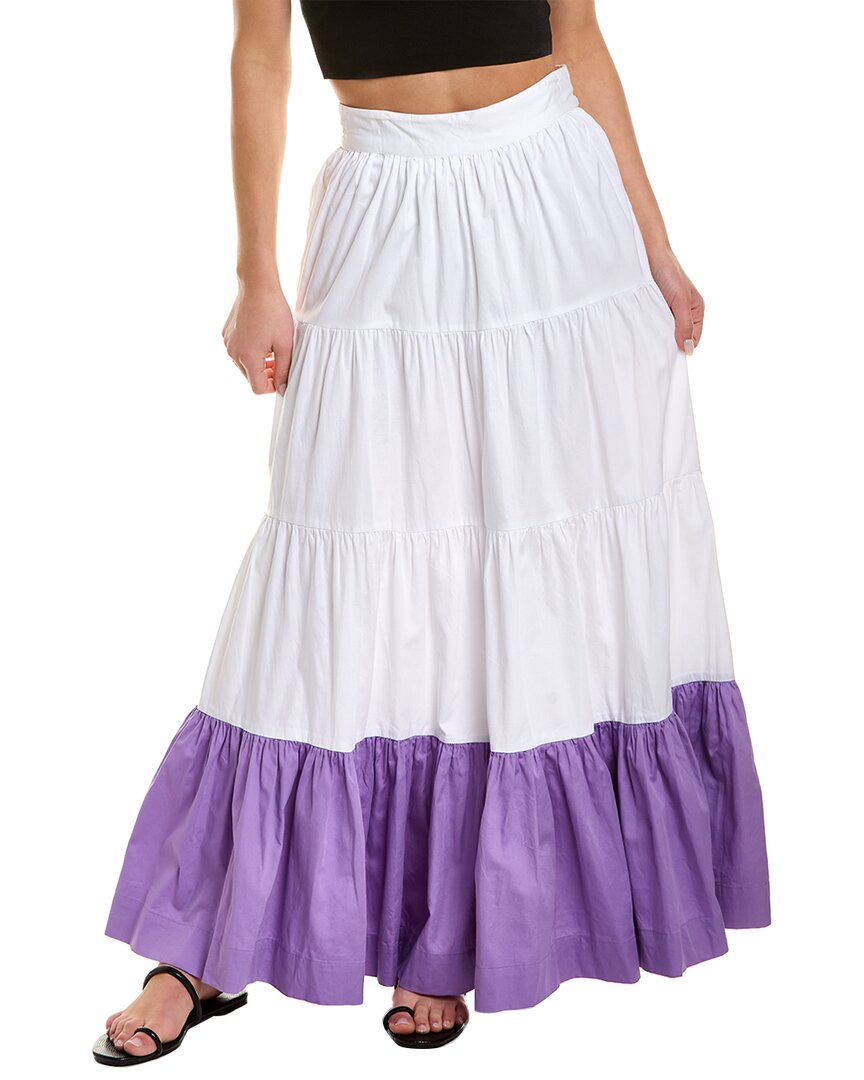 AMUR Koral Tiered Maxi Skirt