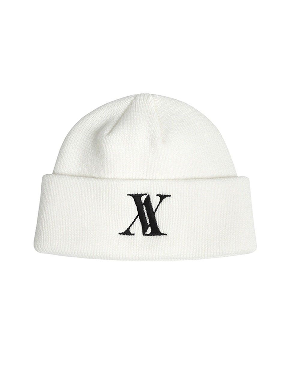 AV Logo Beanie _White