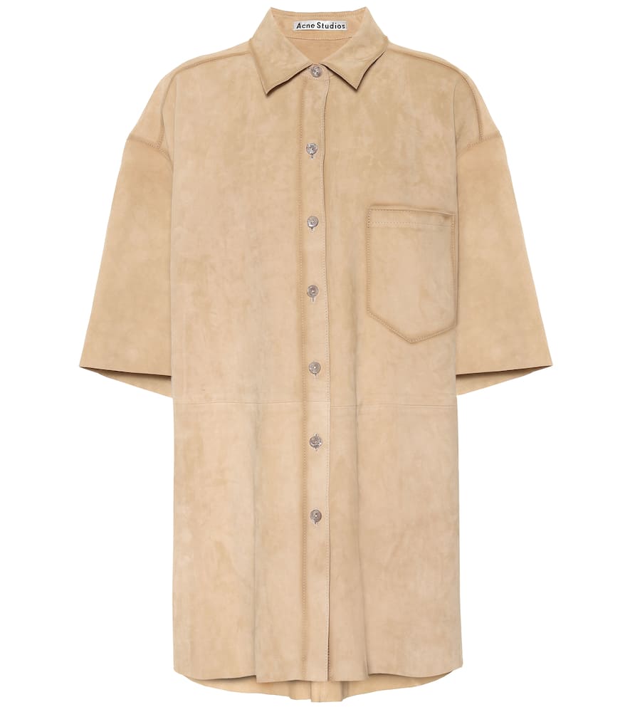 Acne Studios Oversized suede shirt