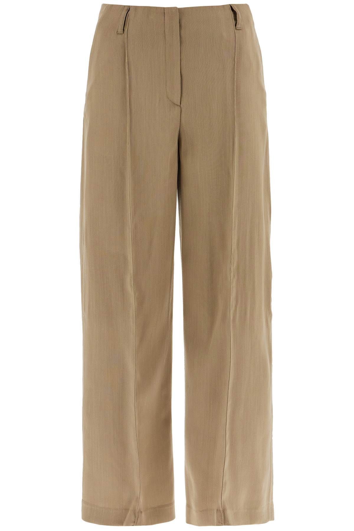 Acne Studios Tailored Wool Blend Trousers Label Size 36 in Khaki, Women's