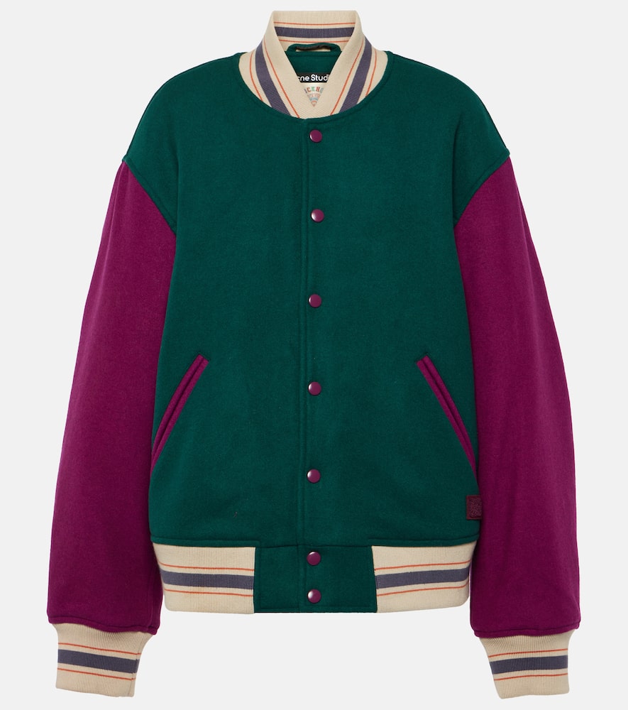 Acne Studios Wool-blend varsity jacket